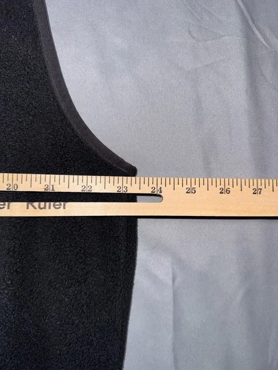 Patagonia Synchilla Vest Mens XL Black Fleece Full Zip Chest Pocket Outdoor - Picture 6 of 7